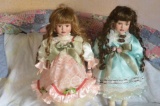 (2) Porc. dolls as pictured