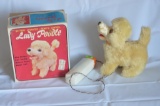 Battery operated Lady Poodle toy