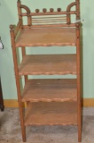 4-tiered stick & ball bookshelf