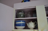 Contents of kitchen cabinets