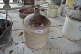5 Gallon Blue Ribbon pottery jug