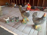 Concrete chickens