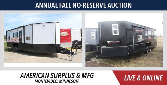 Annual Fall No-Reserve Auction - American Surplus