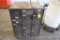 21-drawer metal cabinet w/contents