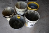 Assortment of buckets