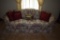 Broyhill 3-coushin Floral couch