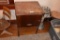 Vintage sewing machine cabinet & sewing machine