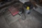 Rolling work stool & squirrel cage fan