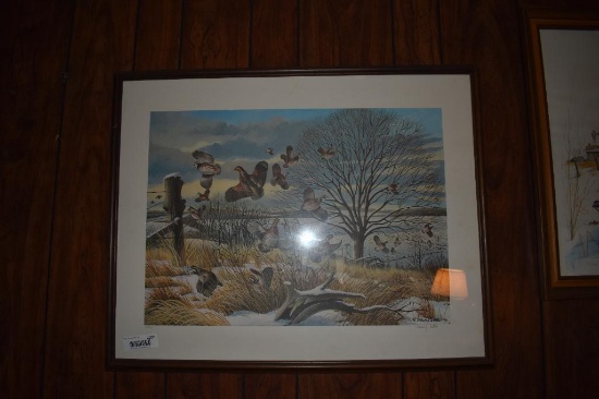 Patrick Costello 1979 quail print