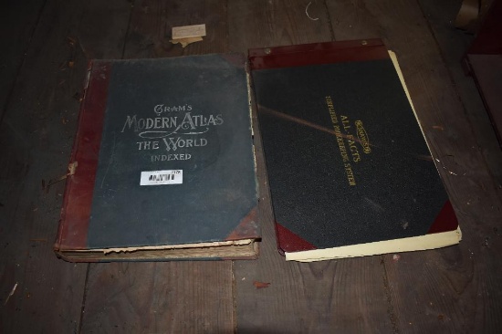 Gram's modern atlas The World Indexed & Vintage record book
