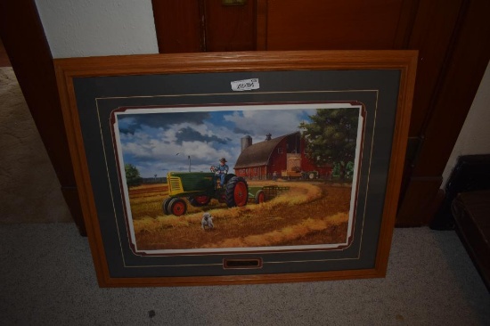 35 in. x 28 in. "Oliver Twist" by Charles Freitag framed print