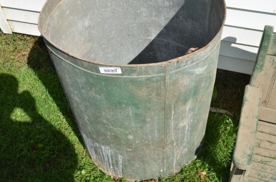 Large galv. Can