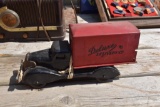 Deluxe delivery company vintage metal truck