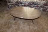 Oval coffee table