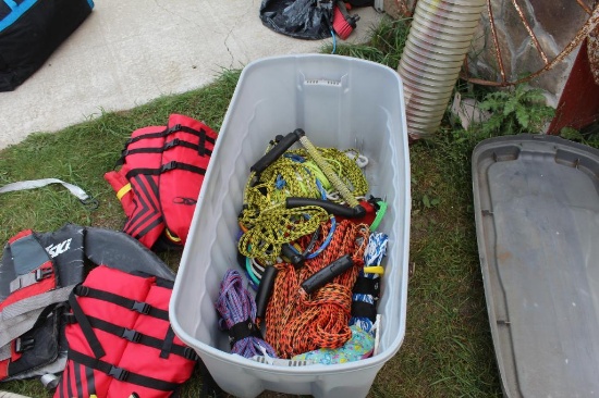 Life Jackets in Tote