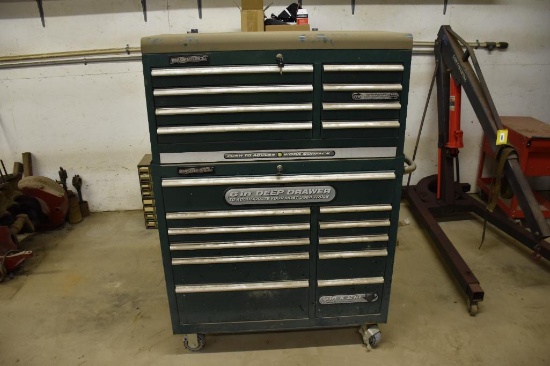 MasterForce 2-piece rolling tool chest