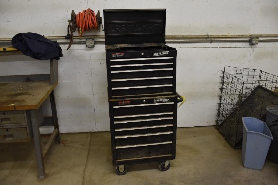 Craftsman 2-piece rolling tool chest