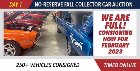 Day 1: Collector Car & Memorabilia Auction