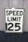Speed Limit road sign