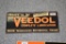 Veedol single sided metal reproduction sign