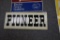 Pioneer Seed Masonite sign