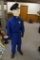 Mannequin with Clark gas station attendant clothes