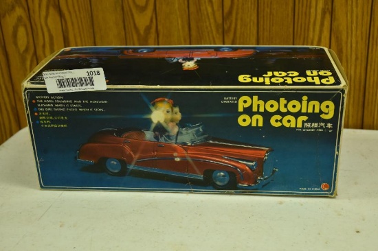 Early Foreign made battery operated car