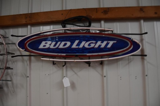Bud Light Neon Sign (Neon works but does not stay lighted)