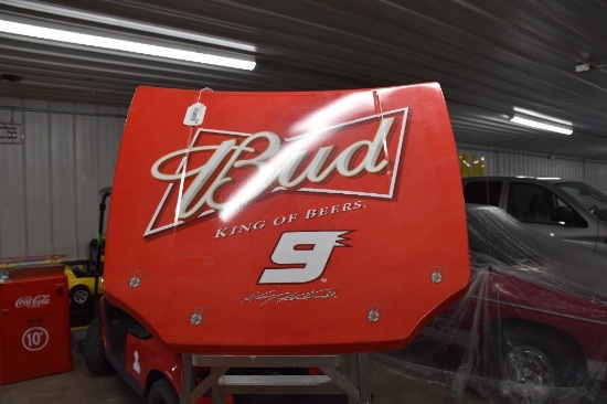 Budweiser metal miniature metal hood