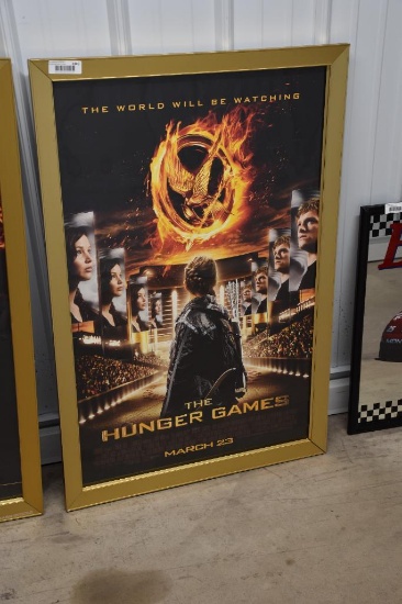 Hunger Games framed movie poster