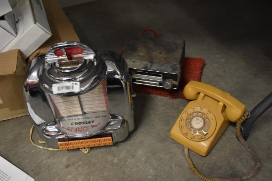 Crosley newer style radio and older radio (Untested)