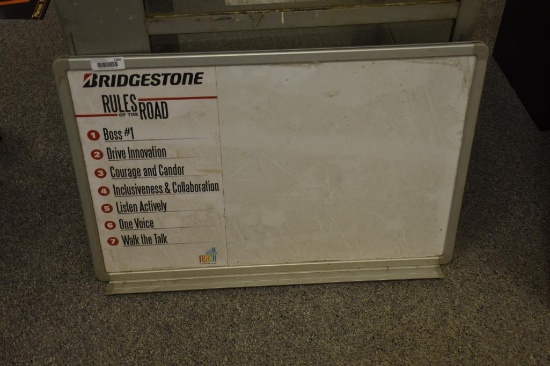 Bridgestone dry erase board