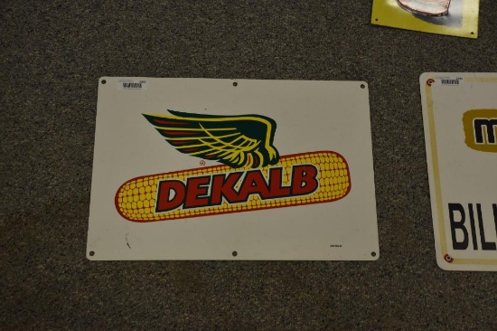 Dekalb/Asgrow double sided metal sign