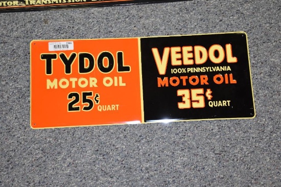 Tydol/Veedol reproduction sign