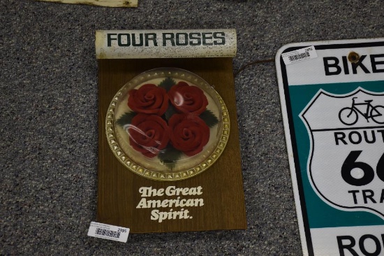 Four Roses light up sign