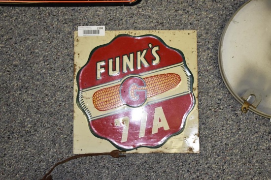 Funks G single sided tin tacker sign
