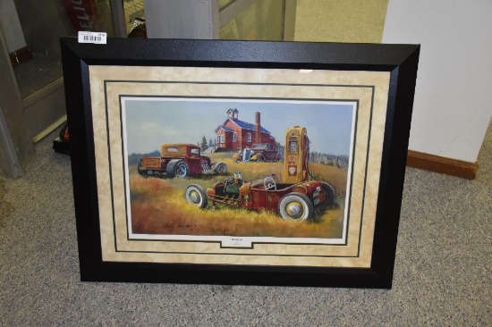 Ol Skool artist signed framed print "Dale Klee"