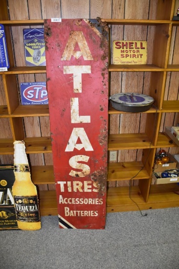 Atlas vertical single sided advertising sign