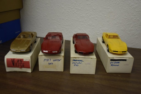 (4) 70's-80's Corvette Promo Cars