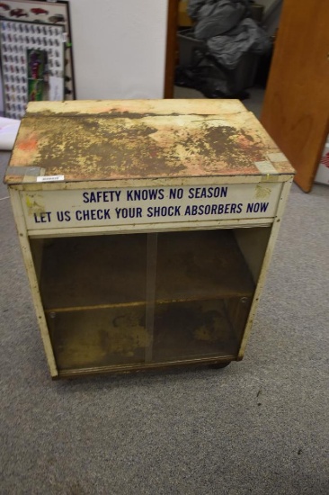 Monroe Shop store display rolling cart