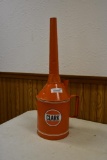 Clark Gasoline painted oil can (Clark emblems are stickers)
