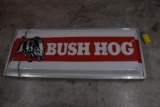 Bush Hog single sided plastic light up sign (currently non working needs rewired)