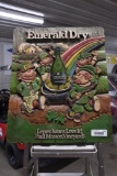Emerald Dry particle board advertising sign