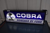 Shelby Cobra single sided light up plastic advertising sign
