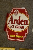 Arden Ice Cream double sided metal flange (Reproduction) sign