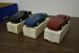 (3) Ertl 1994's Promo car Corvettes
