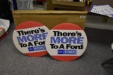 1995 Ford advertising cardboard discs