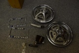 Mustang Parts to include, side mirror, license plate brackets
