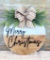 Rusty Windmill Merry Christmas Sign