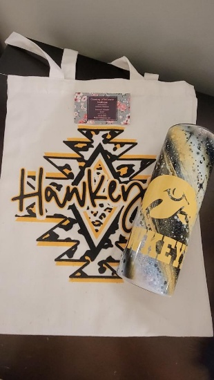 Hawkeye Tote Bag & Tumbler